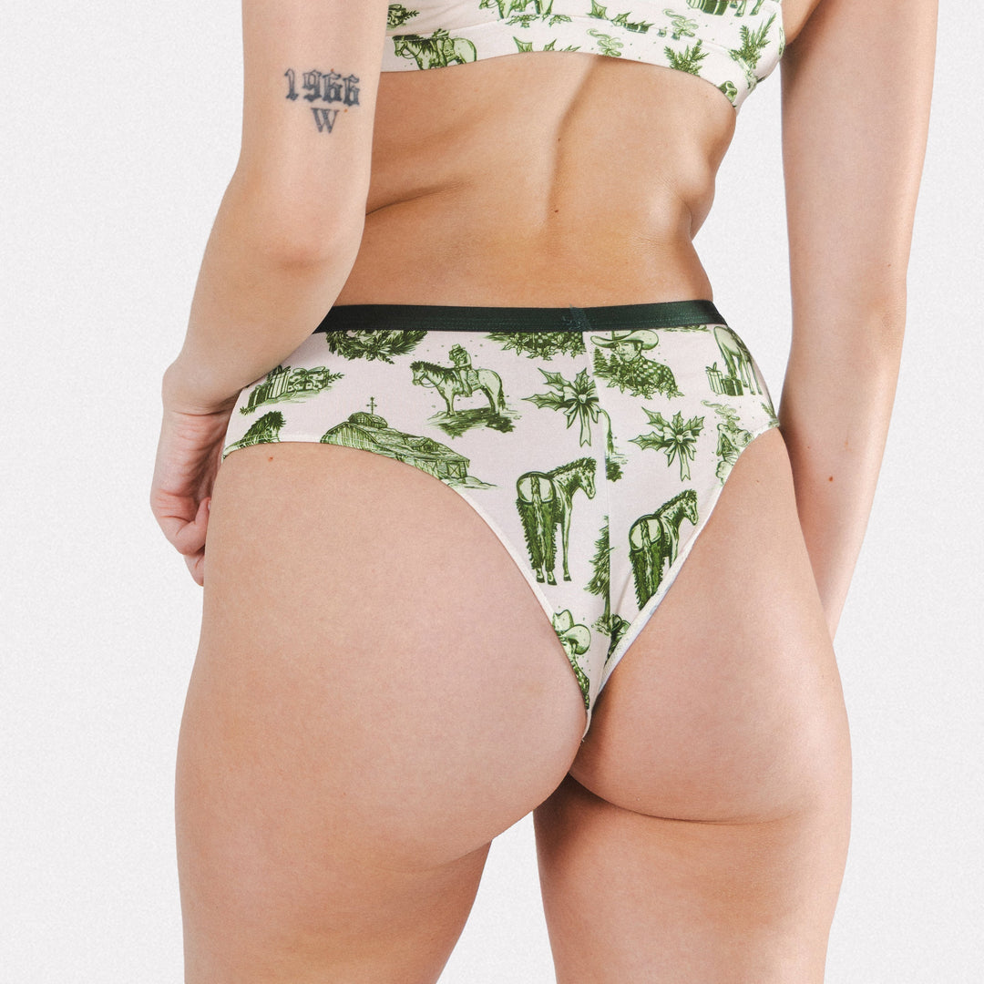The Western Wonderland | Western Toile Cheeky Underwear