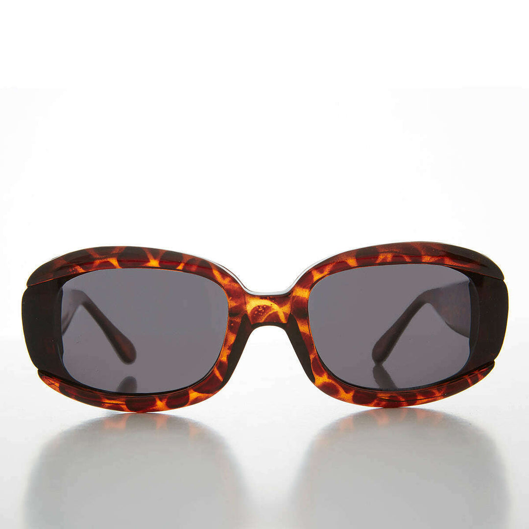 Rectangle Mod Style Vintage Sunglass - Blade