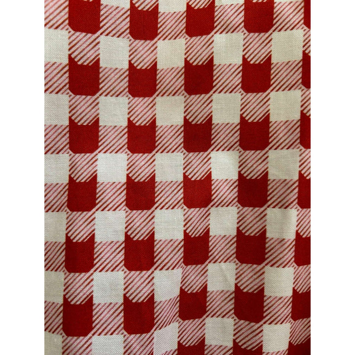 Red Check Kitties Skater Skirt