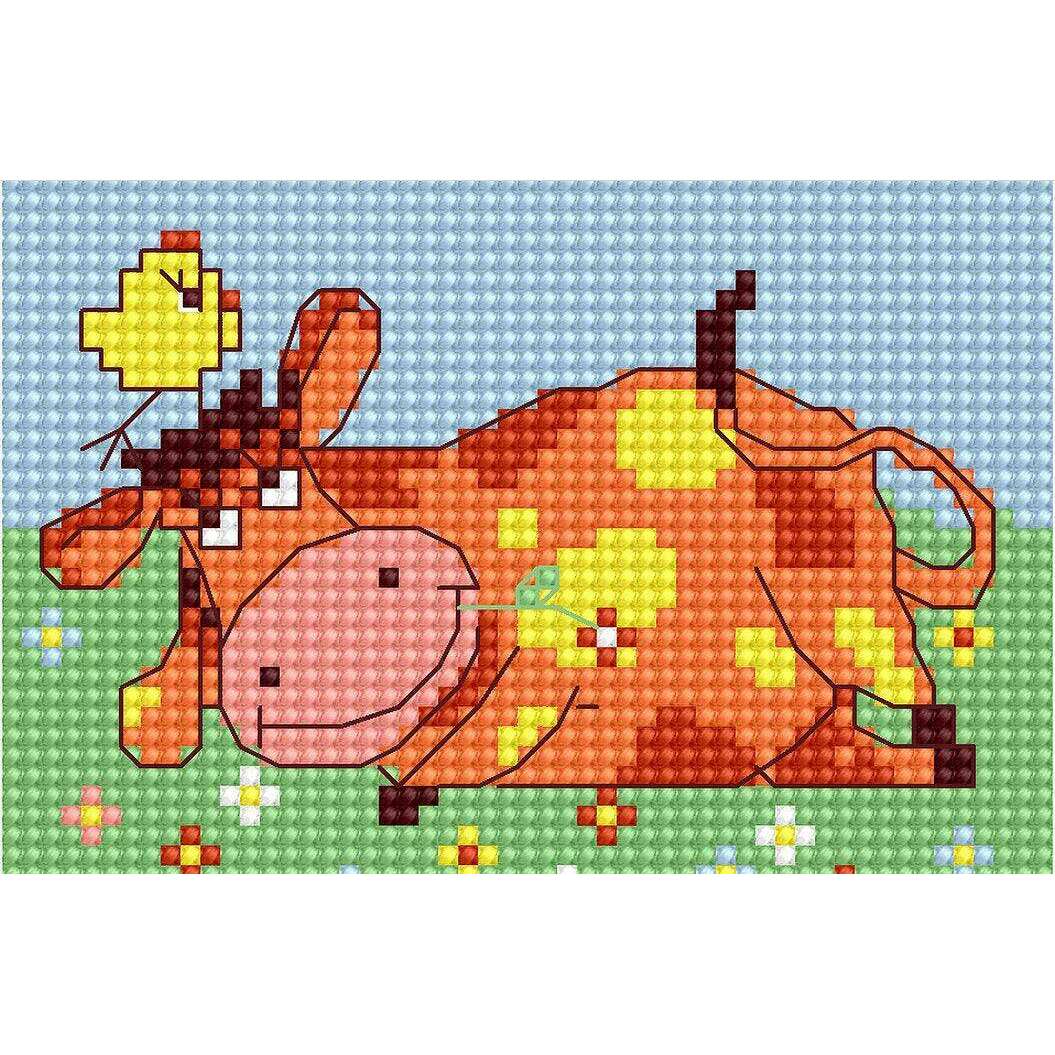 Red Cow B046L Counted Cross-Stitch Kit