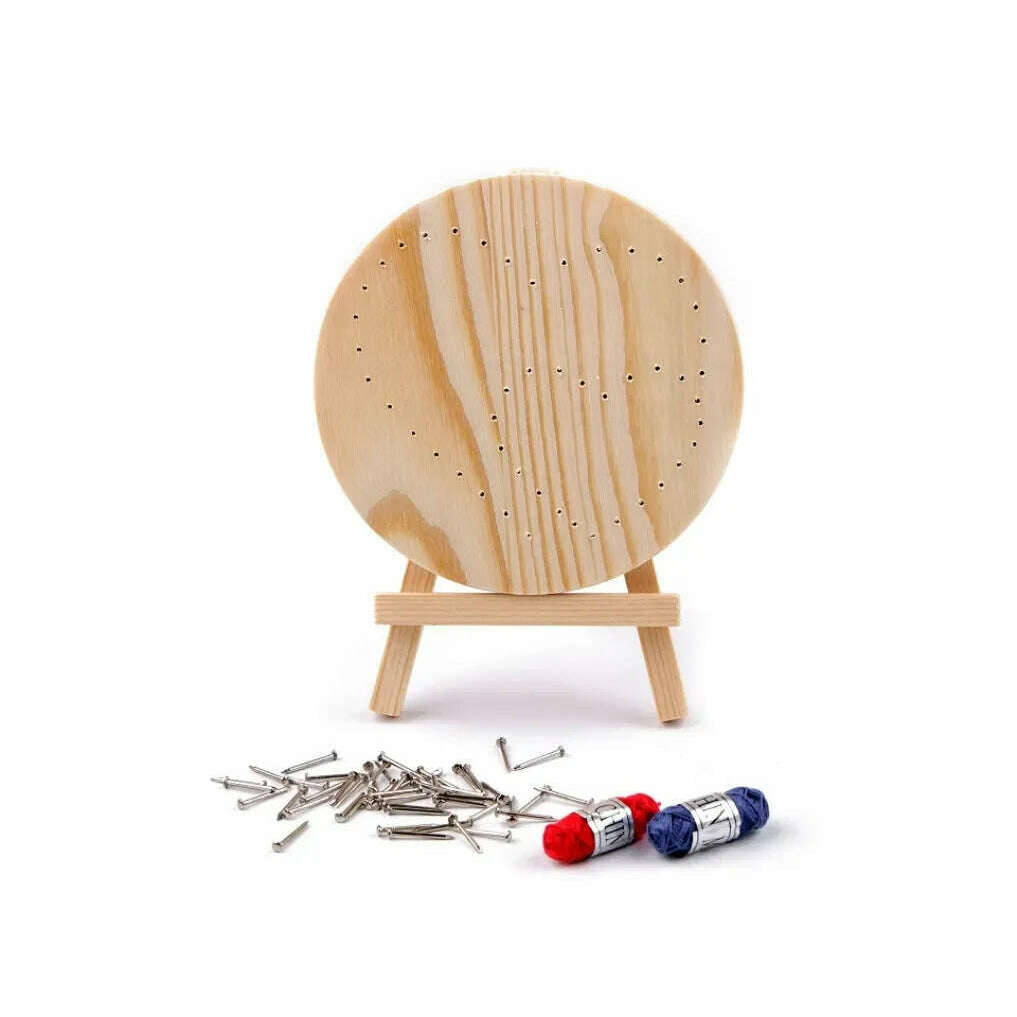 Red Hearts String Art Kit with Stand. Simple Decorative DIY String Art Craft Kit M1-4 DHAA28275