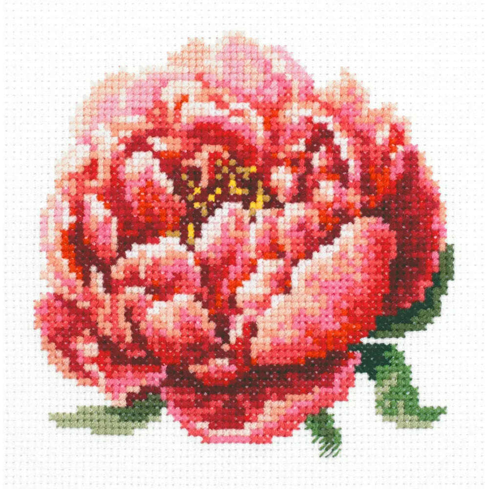 Red Peony 150-009 Counted Cross-Stitch Kit