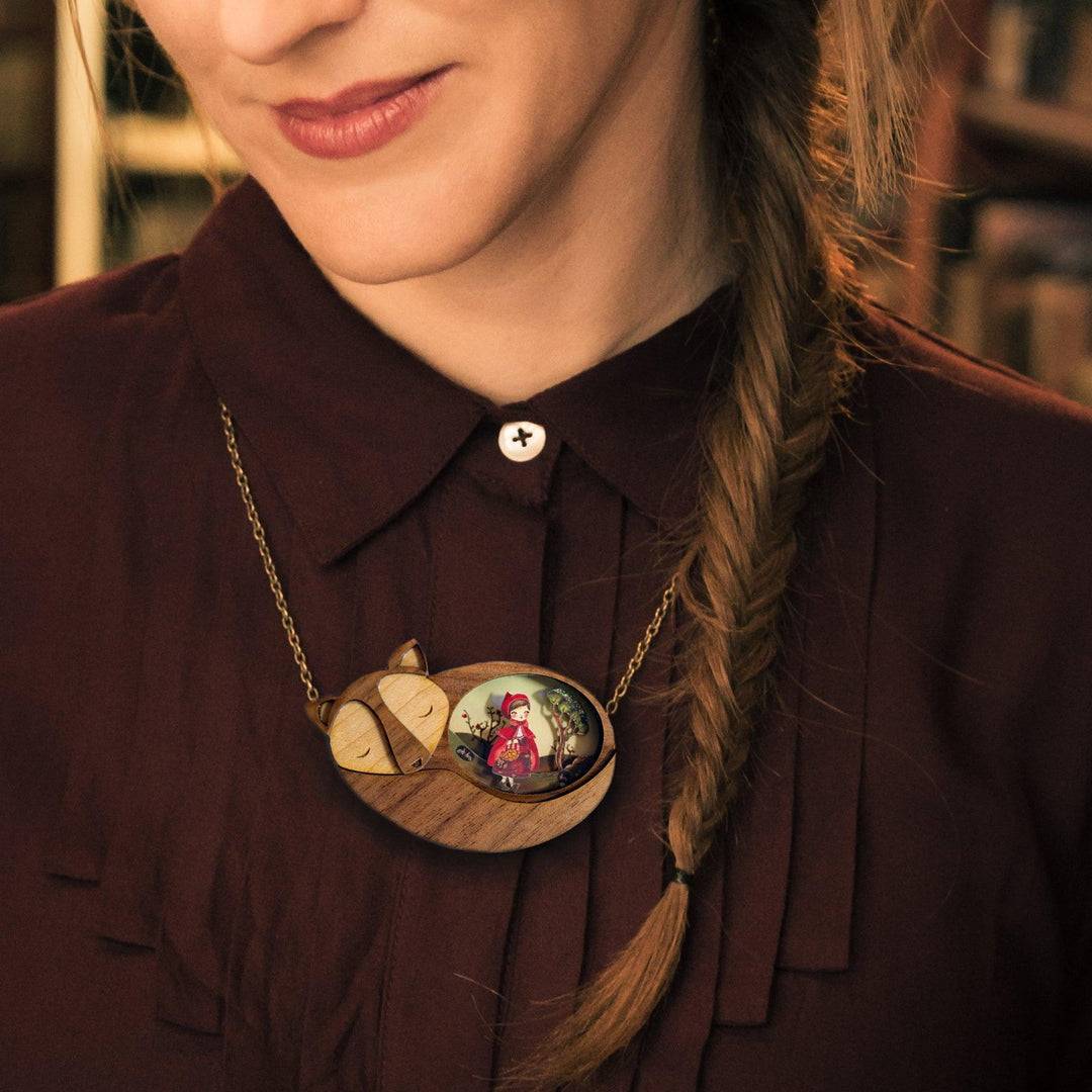 Red Riding Hood Necklace by Laliblue - Quirks!