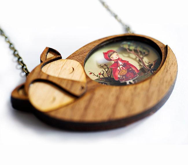 Red Riding Hood Necklace by Laliblue - Quirks!