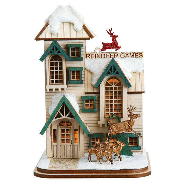 Old World Christmas Reindeer Games Light-Up Ornament