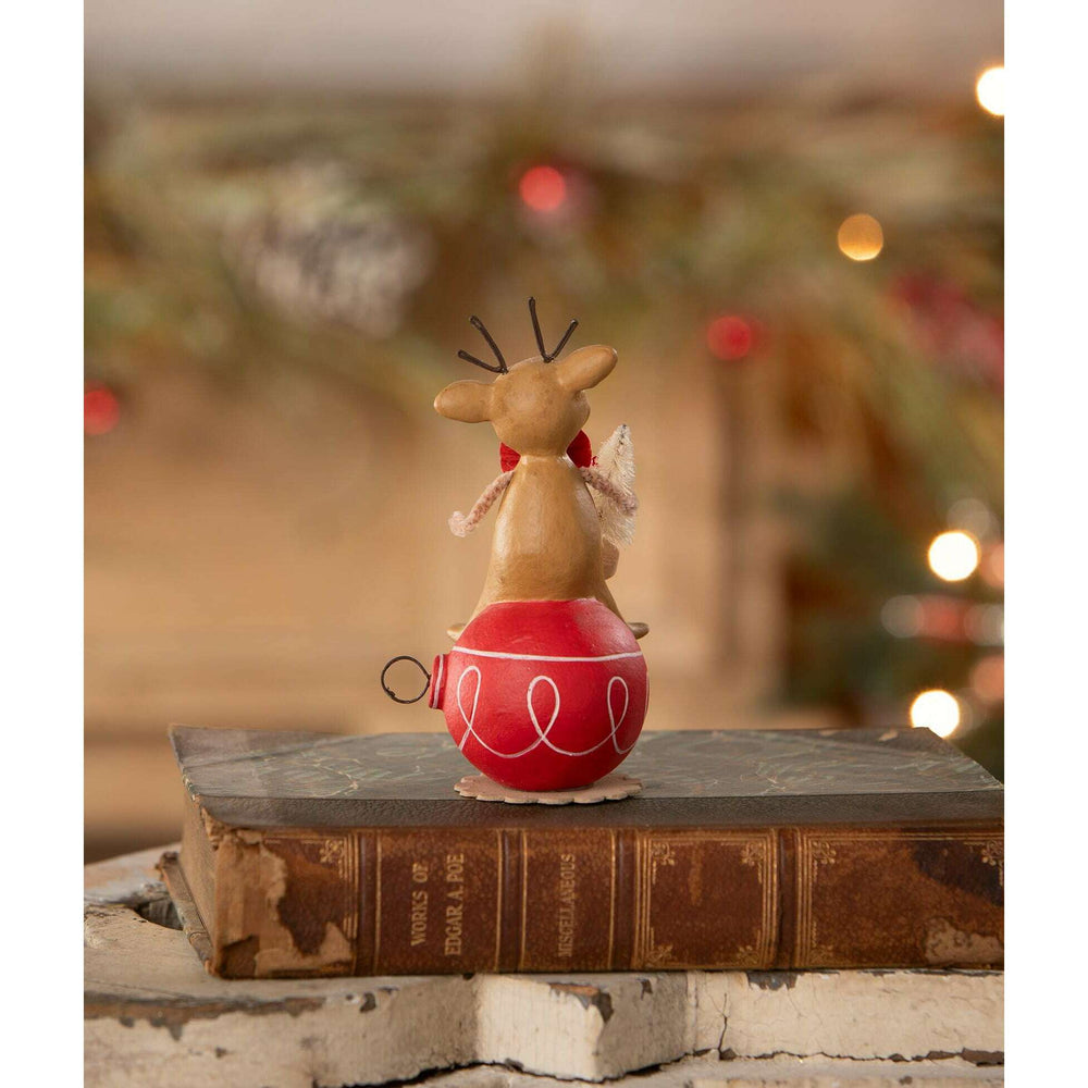 Reindeer on Ornament by Bethany Lowe Designs, image 2
