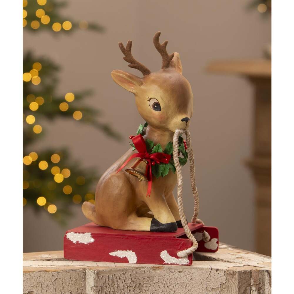 Reindeer on Sled by Bethany Lowe Designs