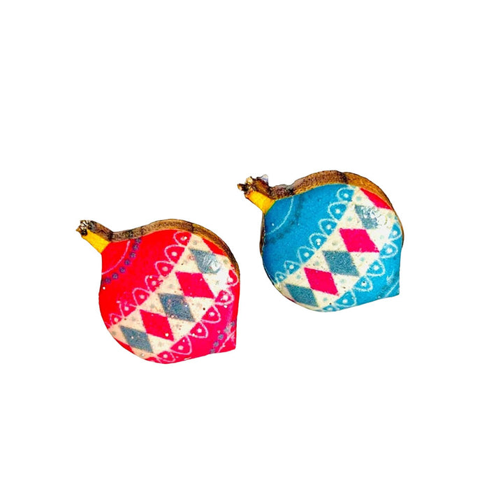 Retro Bauble Stud Earrings by Rosie Rose Parker