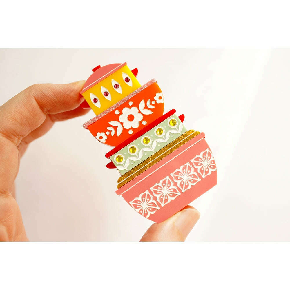 Retro Pyrex Container Brooch by Laliblue – view 3