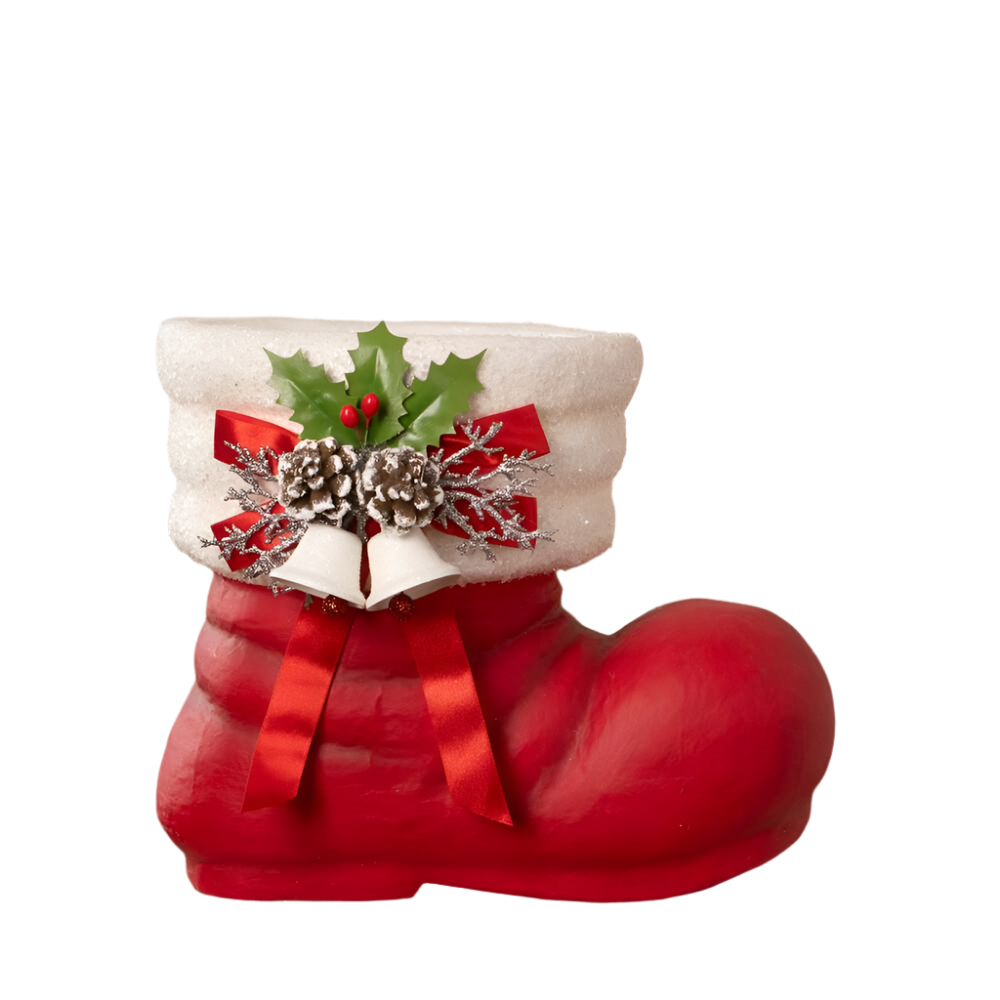 Retro Red Santa Boot by Bethany Lowe Designs