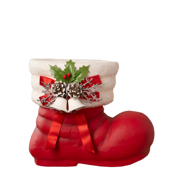 Retro Red Santa Boot by Bethany Lowe Designs