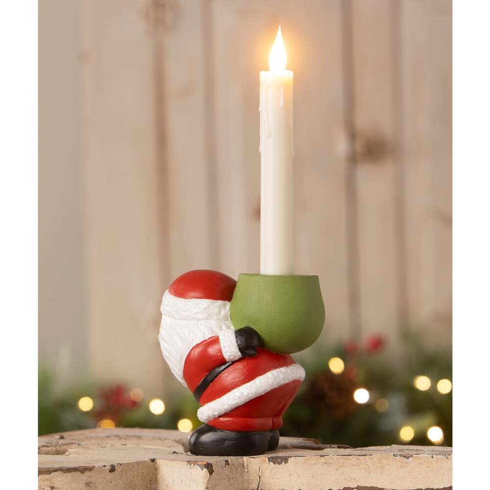 Retro Santa Candle Holder by Bethany Lowe Designs 1