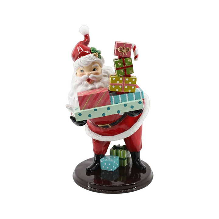 Retro Santa with Gifts Tabletop Decor by December Diamonds