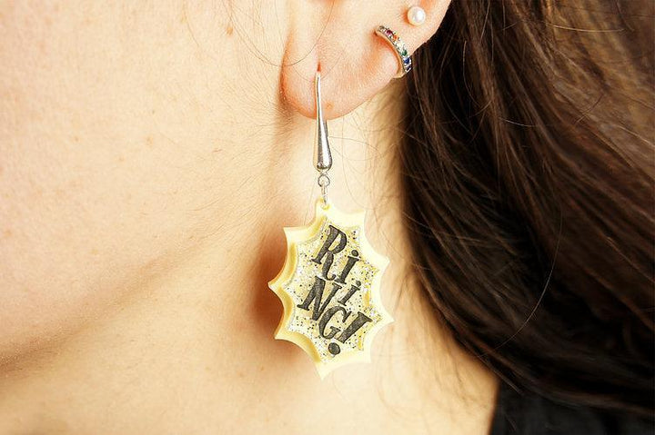 Retro Telephone Earrings by Laliblue - Quirks!