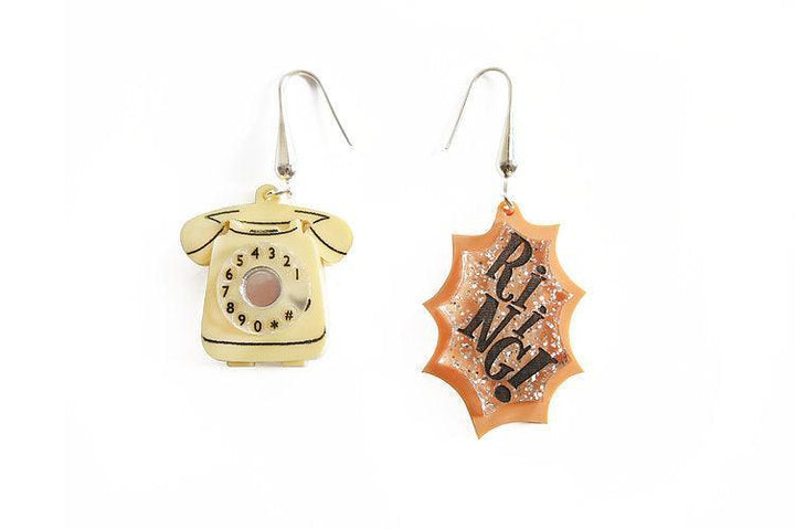 Retro Telephone Earrings by Laliblue - Quirks!