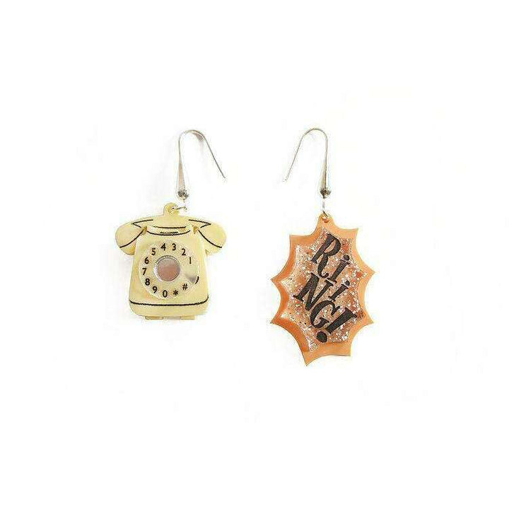 Retro Telephone Earrings by Laliblue - Quirks!