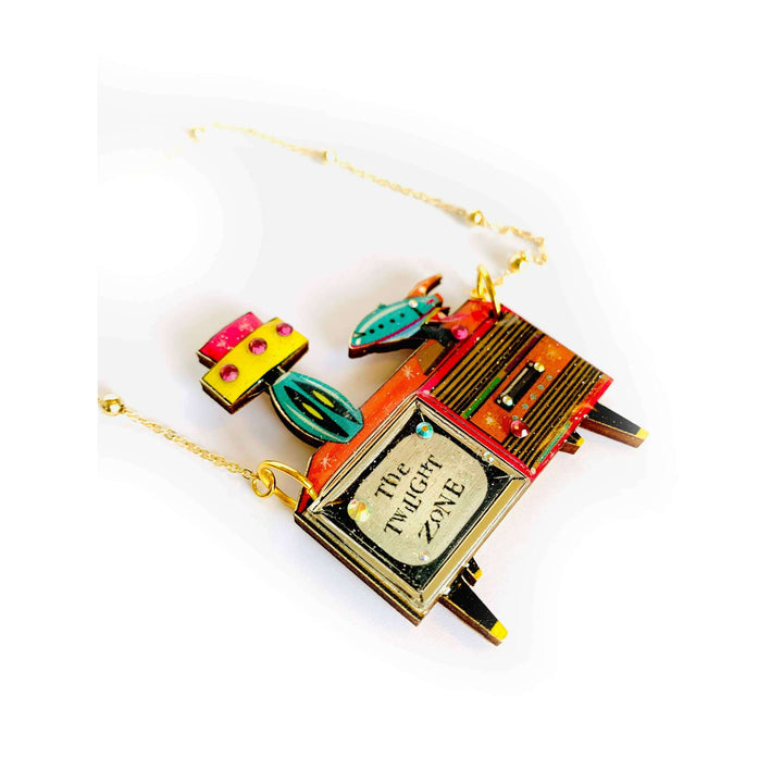 Retro TV Necklace by Rosie Rose Parker