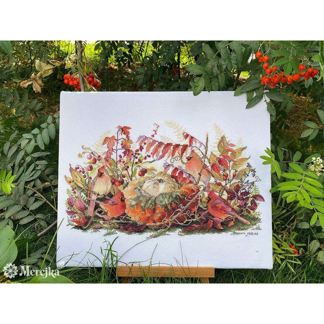 Rhapsody in Red K-190 Counted Cross-Stitch Kit