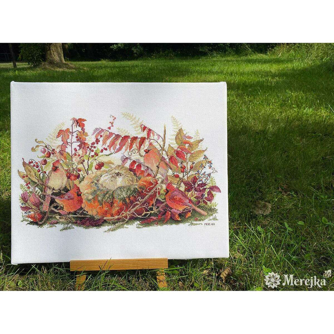 Rhapsody in Red K-190 Counted Cross-Stitch Kit
