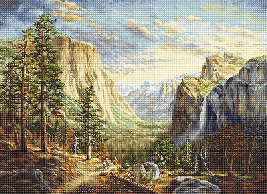 Riding the Range B612L Counted Cross-Stitch Kit