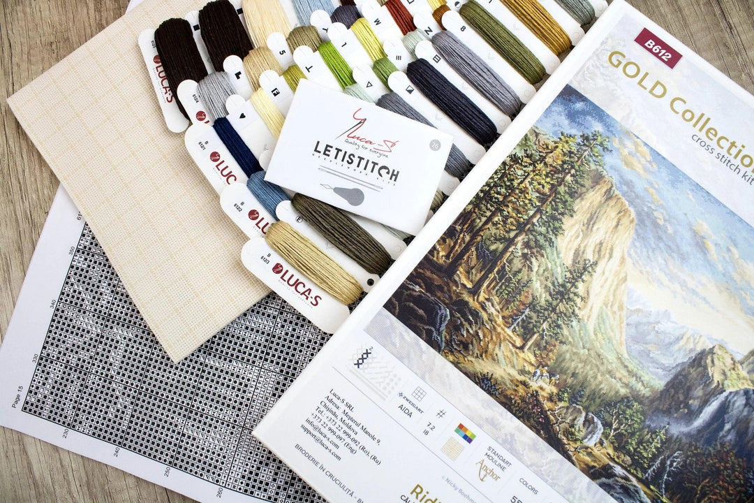 Riding the Range B612L Counted Cross-Stitch Kit