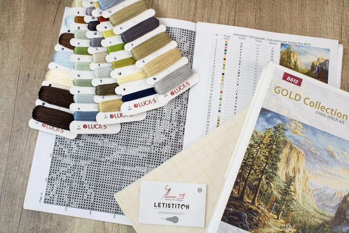 Riding the Range B612L Counted Cross-Stitch Kit