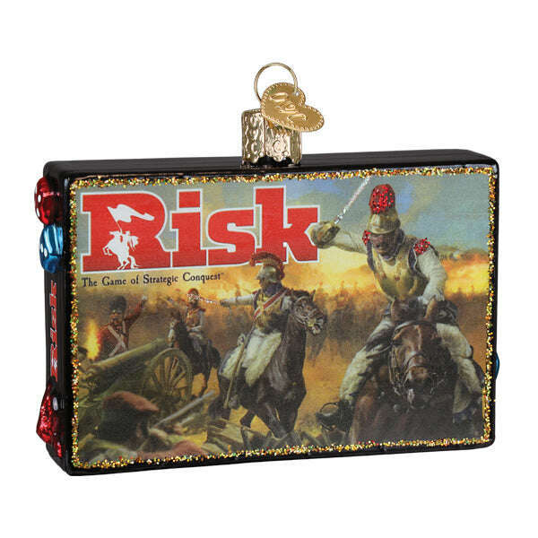 Old World Christmas Risk Blown Glass Ornament