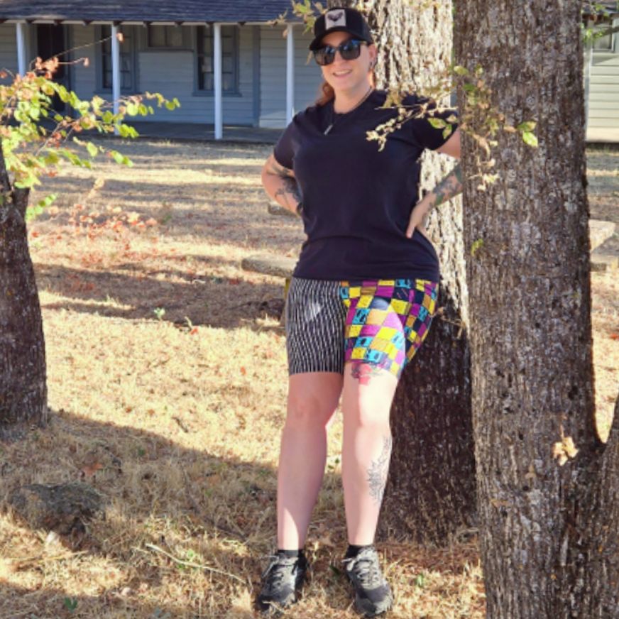 Jack & Sally Halloween Couple (Unique Exclusive) Pocket Biker Shorts - High-quality Handcrafted Vibrant Bike Shorts