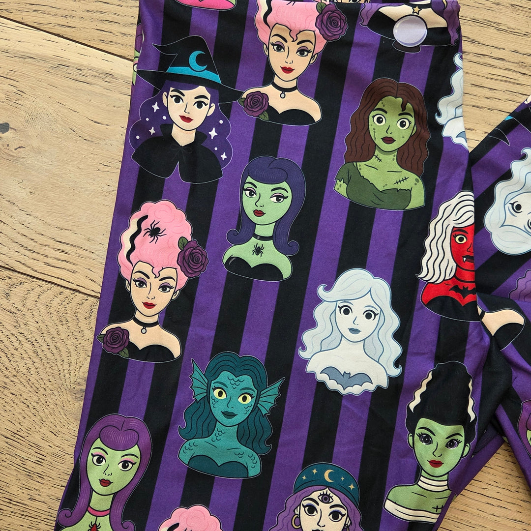 Glamour Ghouls Exclusive Leggings - High-quality Handcrafted Vibrant