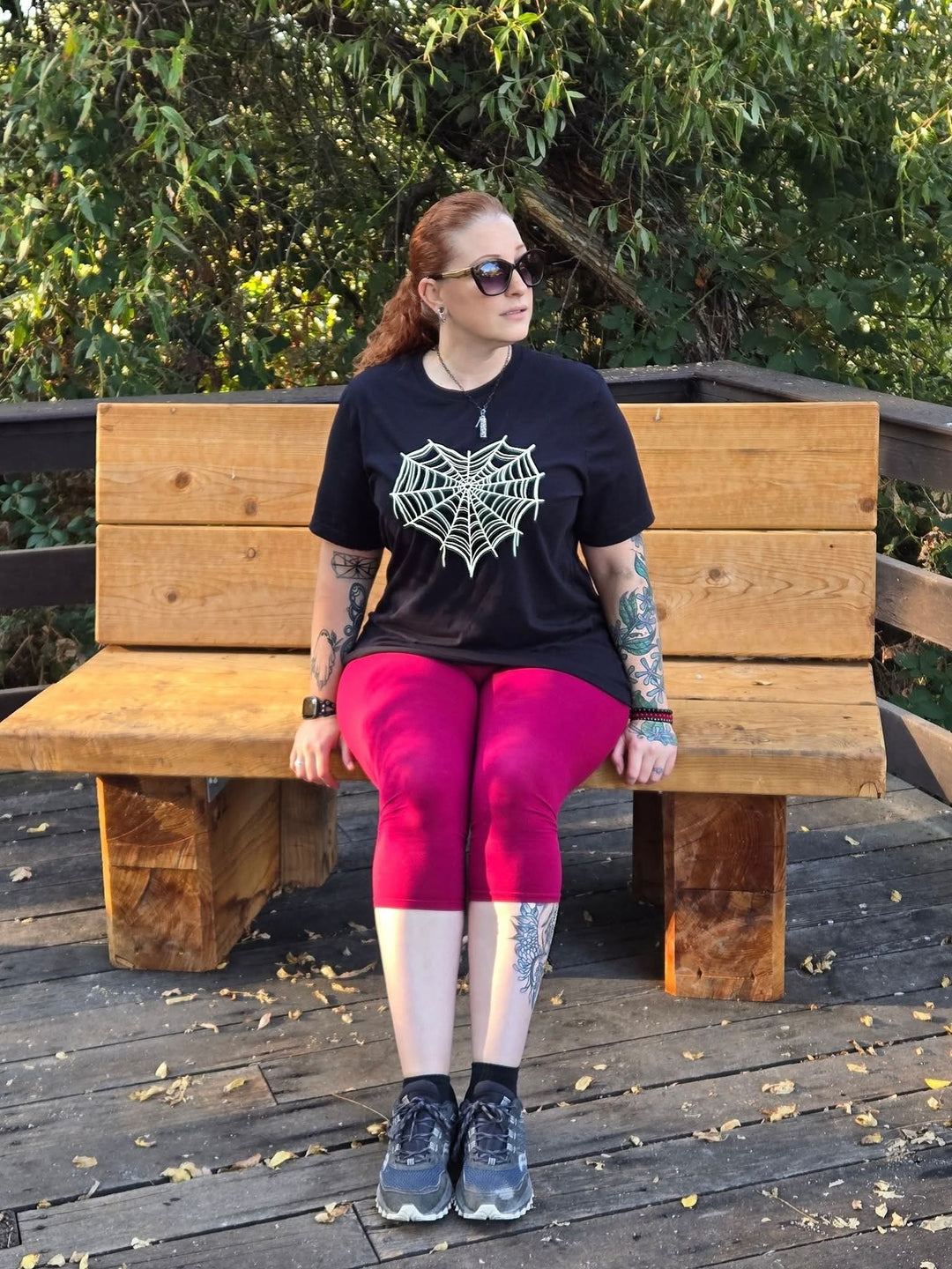 Heart Spider Web Tee - Unisex Shirt