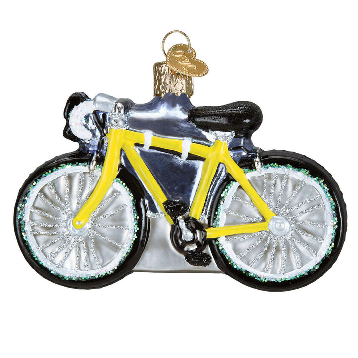 Old World Christmas Road Bike Blown Glass Ornament