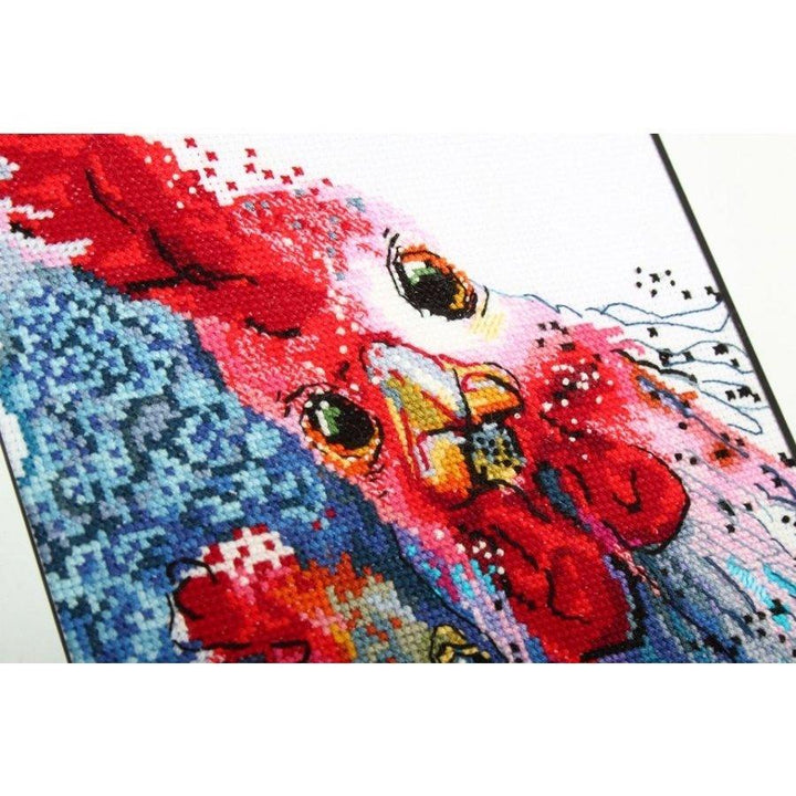 Roasted chicken with potatoes?! M658 Counted Cross Stitch Kit