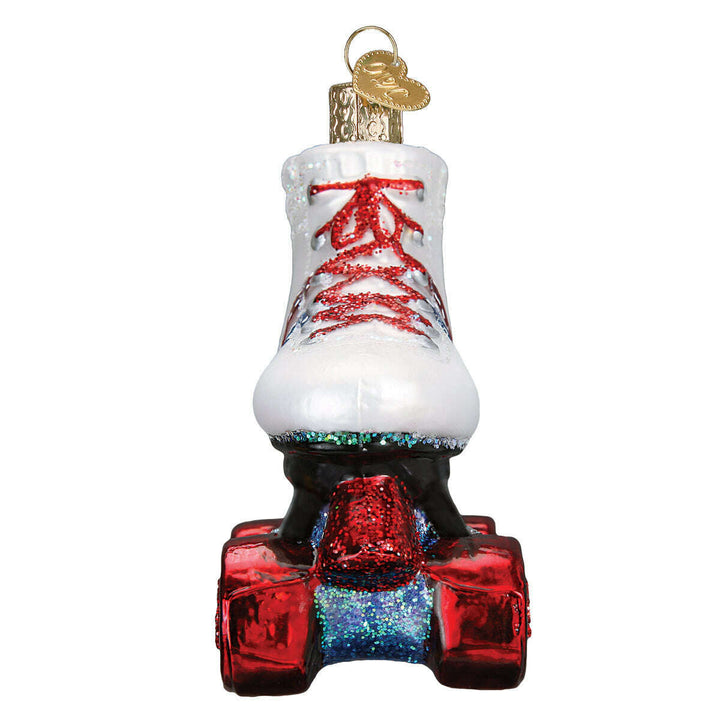 Old World Christmas Roller Skate Blown Glass Ornament