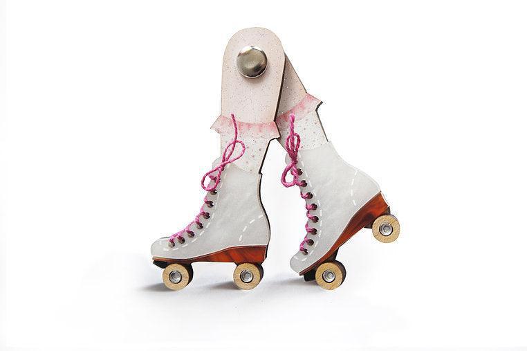 Roller Skates Brooch by Laliblue - Quirks!