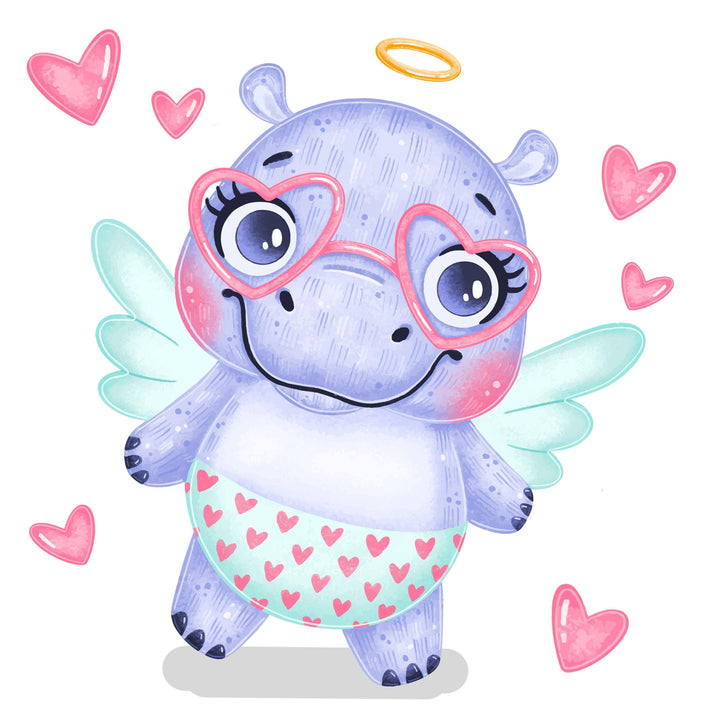 Romantic Hippo CS2694 7.9 x 7.9 inches Crafting Spark Diamond Painting Kit