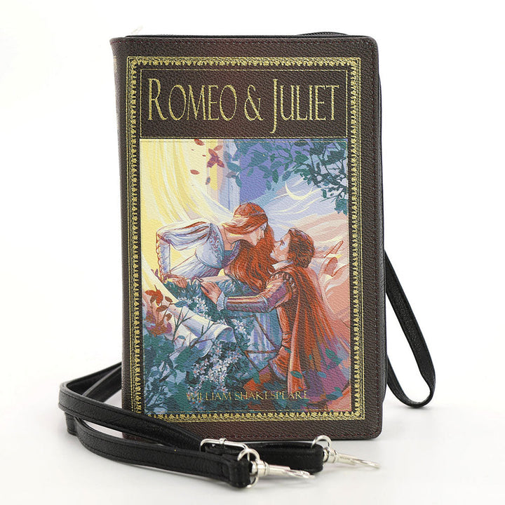 Romeo And Juliet Book Clutch Bag In Vinyl by Book Bags