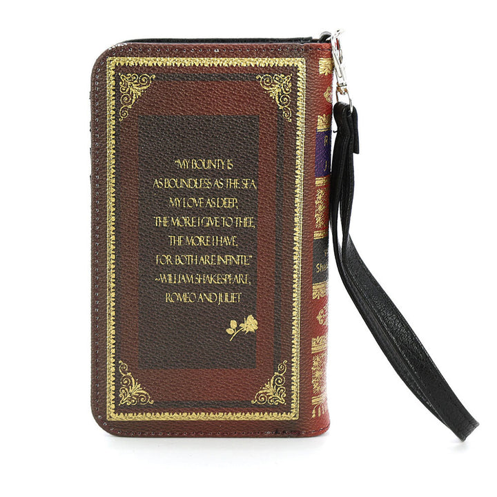 Romeo And Juliet Book Wallet Wristlet