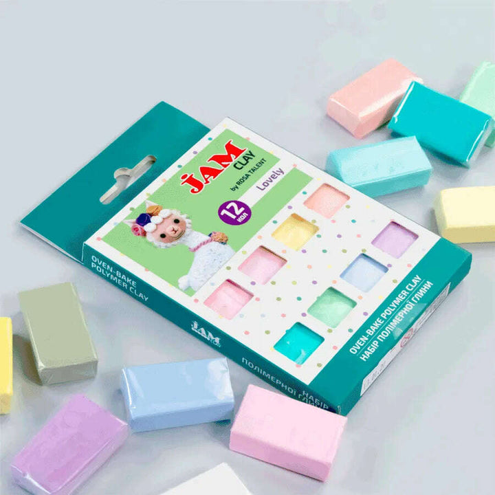Rosa Talent Lovely - Polymer Clay Set. 12*0.04 lb. Jam Clay.