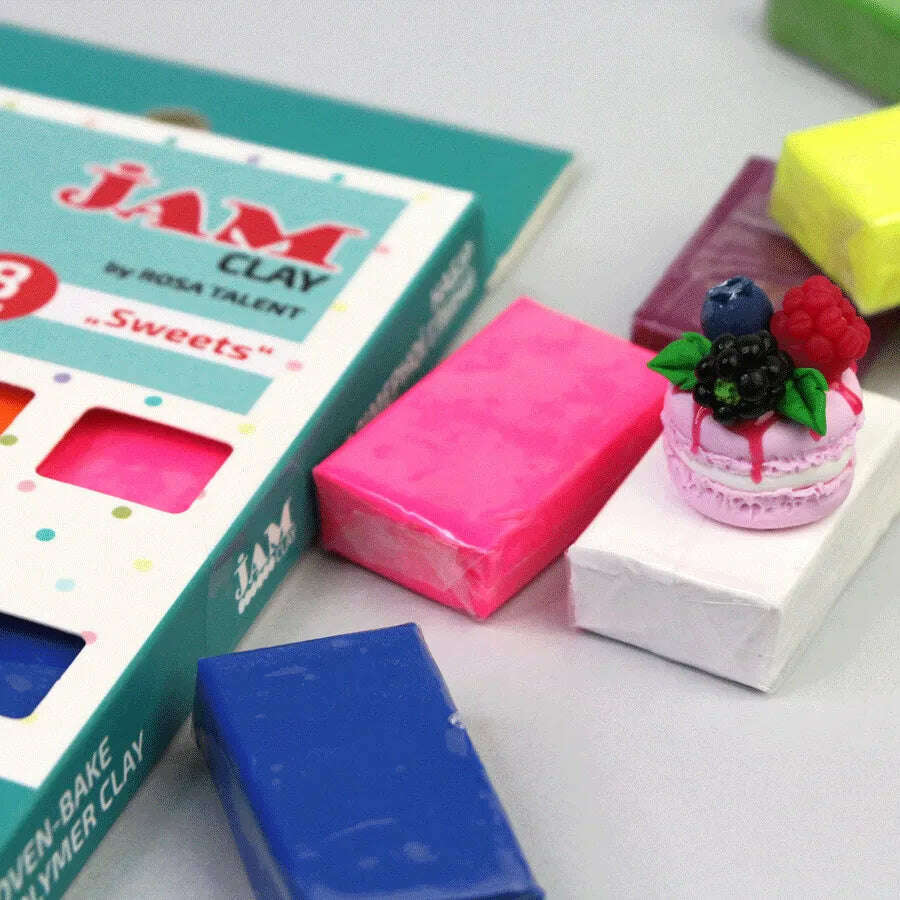 Rosa Talent Sweets - Polymer Clay Set. 8*0.04 lb. Jam Clay.