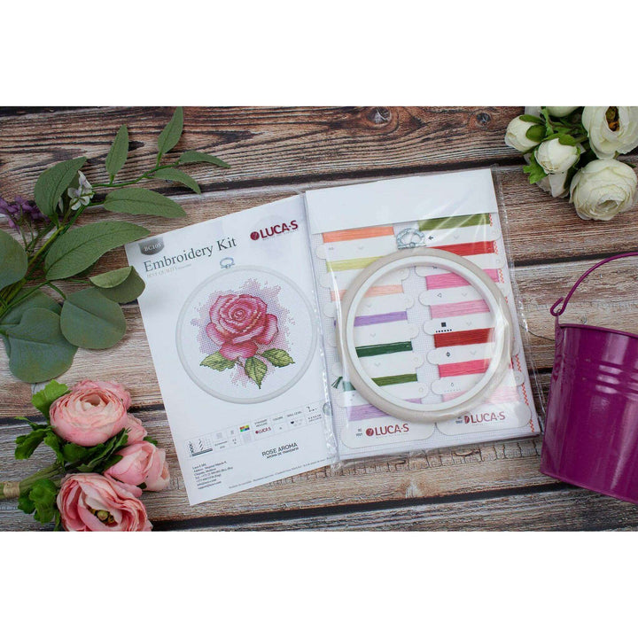 Rose Aroma BC105L Counted Cross-Stitch Kit