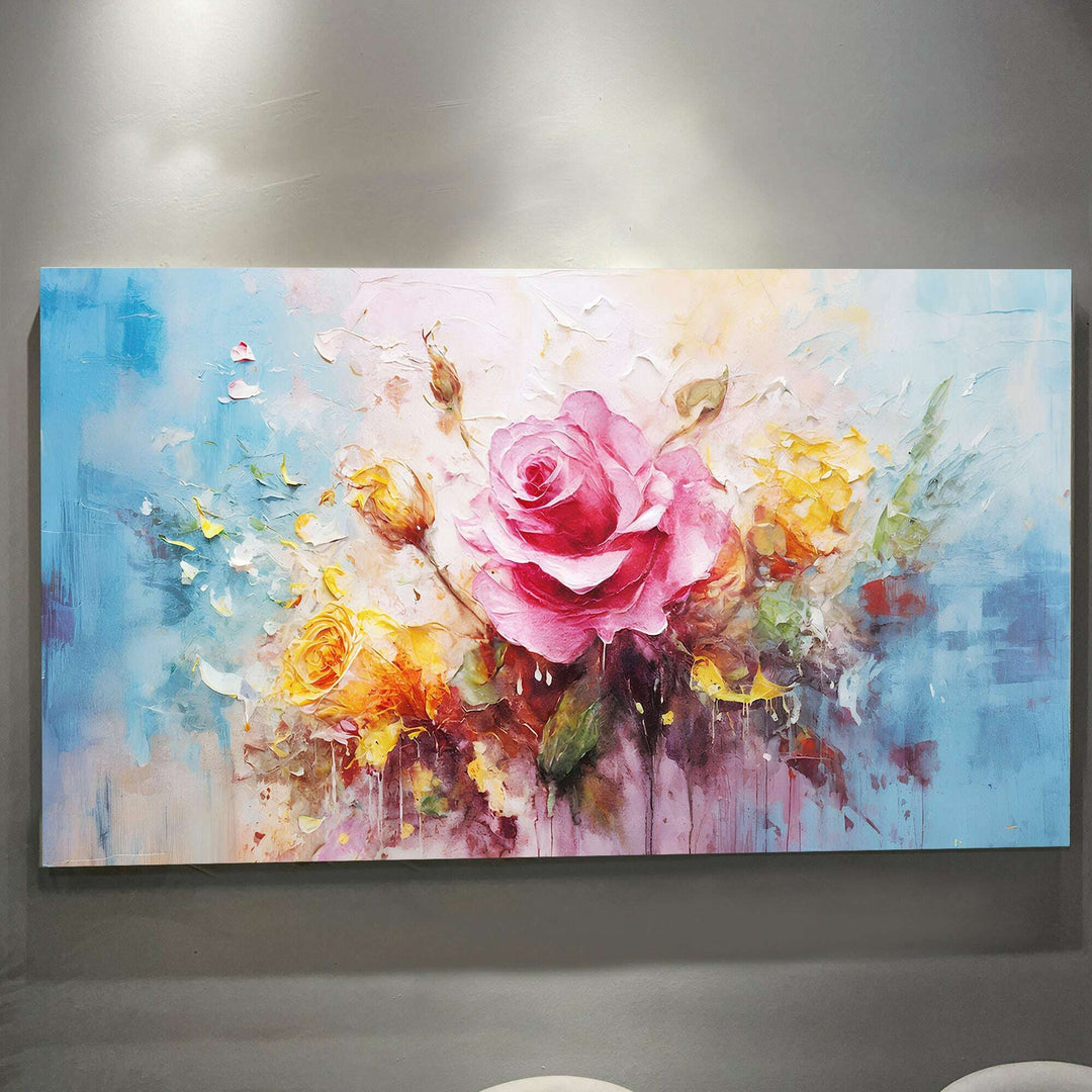 Rose Flower Wall Art