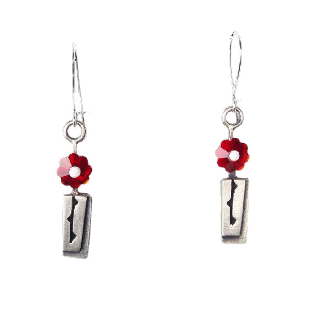 Rosebud Earrings by Chickenscratch