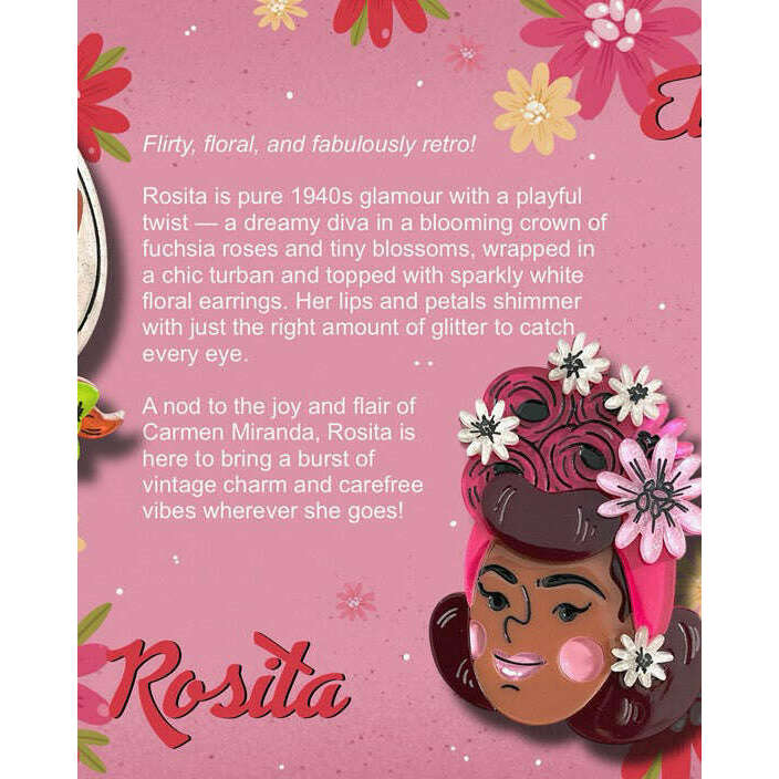Rosita Brooch by Marla VonDuta x Lipstick & Chrome – view 9