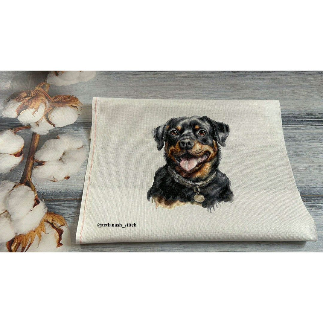 Rottweiler BC229L Counted Cross-Stitch Kit