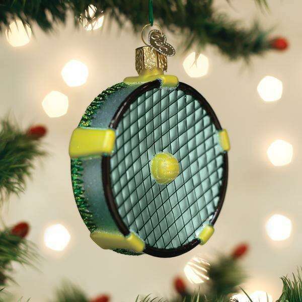 Old World Christmas Roundnet Blown Glass Ornament