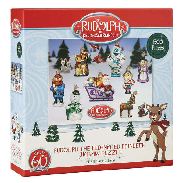 Old World Christmas Rudolph the Red-Nosed Reindeer Puzzle