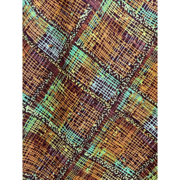 Rust Plaid Doris Skirt