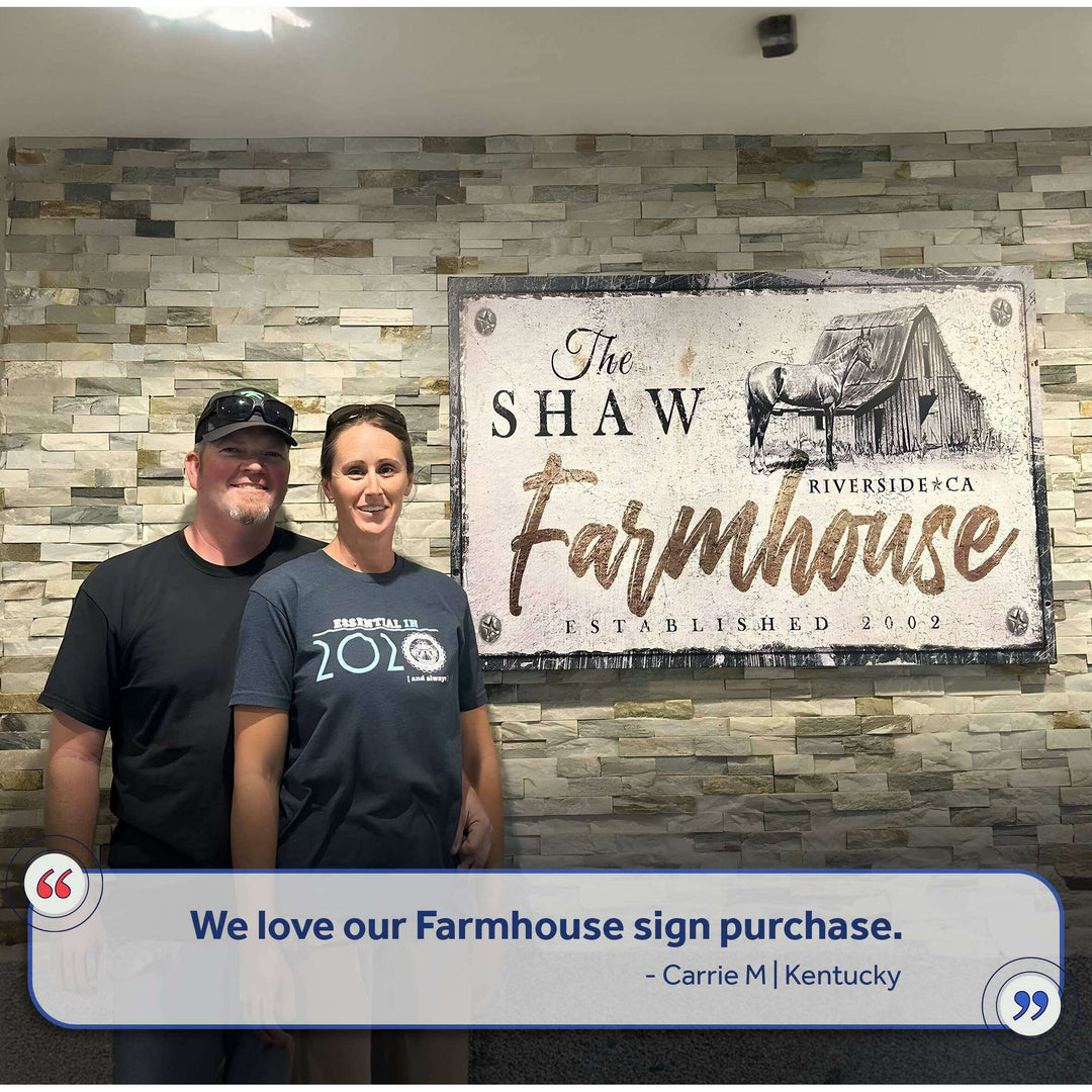 Rustic Horse Farmhouse Sign III
