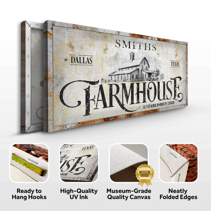 Rustic Vintage Farmhouse Sign