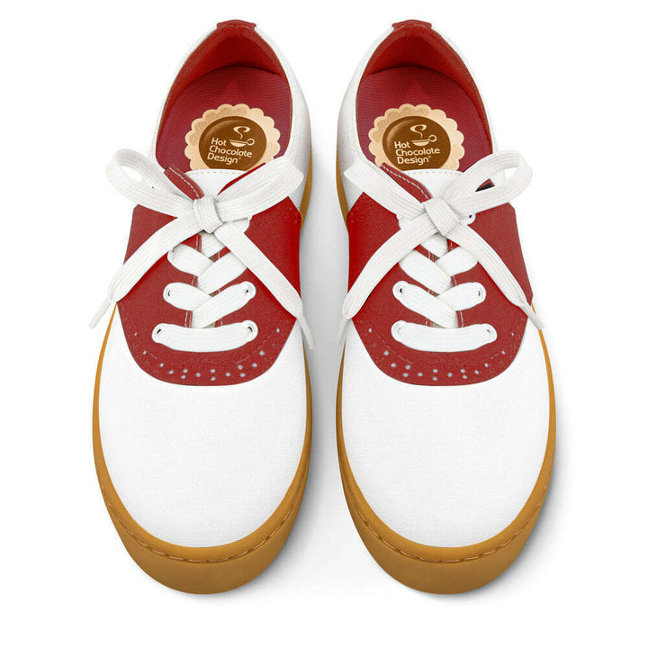 Saddle Red Women's Casual Sneakers